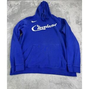 Nike Cleveland Cavaliers NBA Pullover Hoodie Men's Size Large Blue